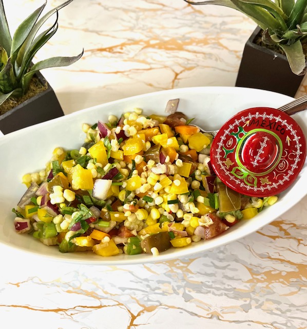 Salsa mexicaine de maïs en version repas ou accompagnement
