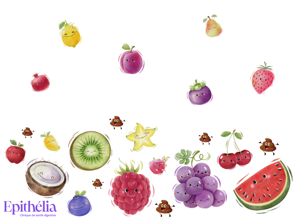 Ma bouteille « Fruits & Cacas cute » – Image 4