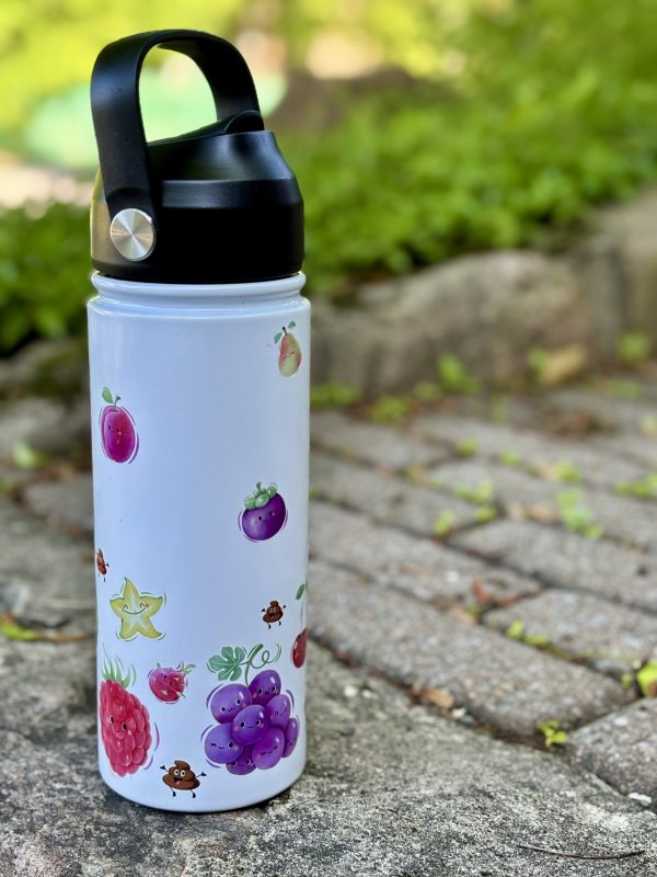 Ma bouteille « Fruits & Cacas cute » – Image 2