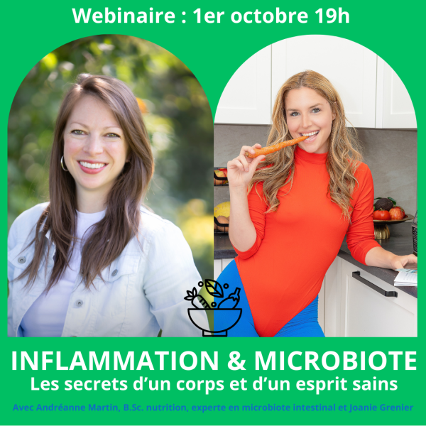 Webinaire Inflammation & microbiote : Les secrets d’un corps et d’un esprit en équilibre